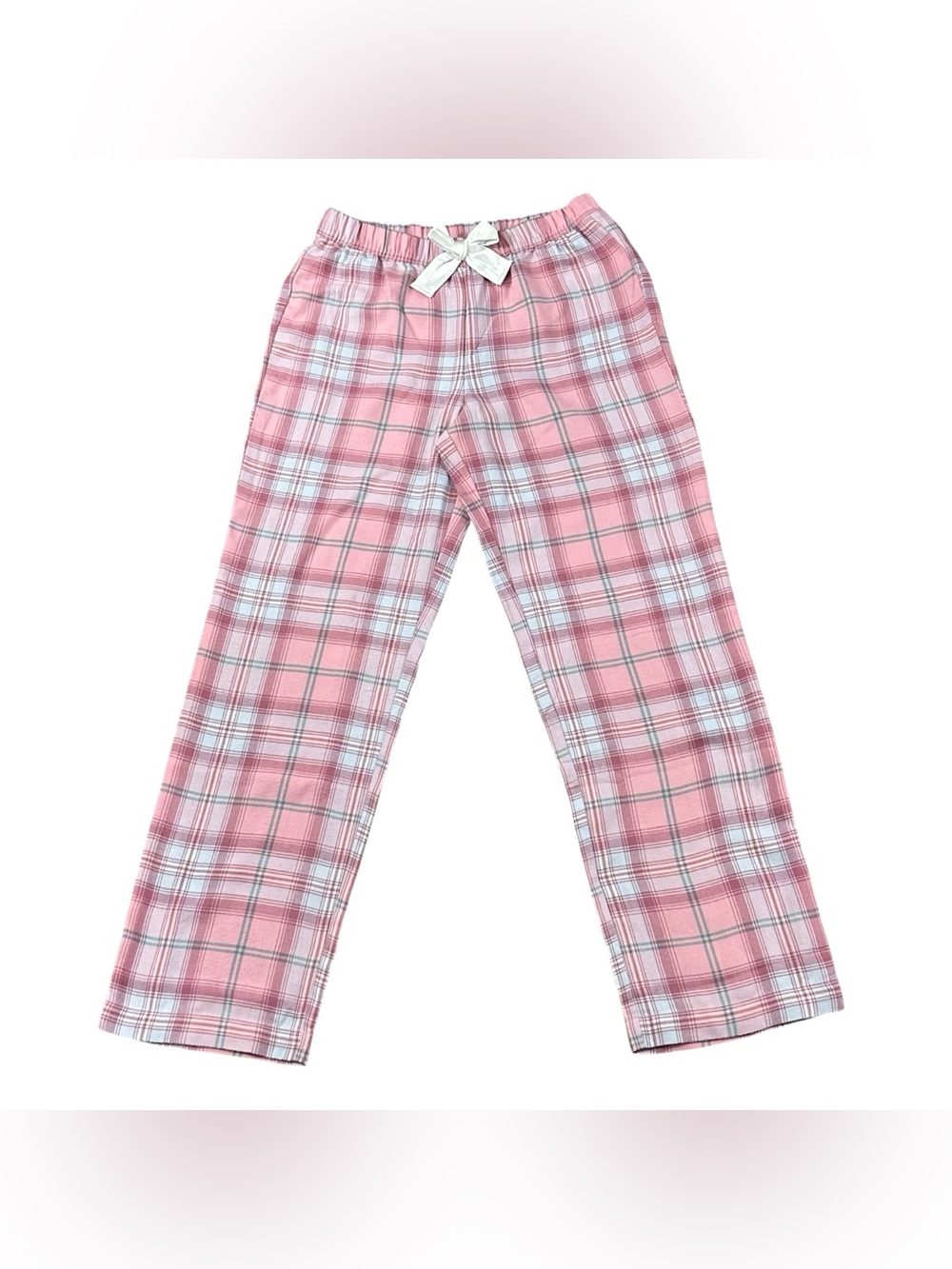 Abercrombie Kids Girls 11/12 Pink Plaid Pajama Pants Sleepwear Lounge